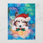 Sheltie Breed Hund Weihnachten (Vorderseite)