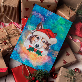 Sheltie Breed Hund Weihnachten
