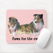 Sheltie Brustkrebs Mousepad (Mit Mouse)