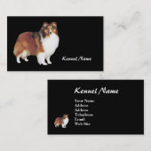 Sheltie Brüter-Visitenkarte Visitenkarte (Vorne/Hinten)
