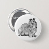 Sheltie Button (Vorne & Hinten)