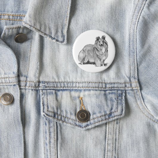 Sheltie Button (Beispiel)