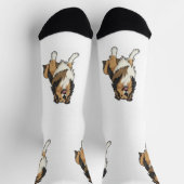 Sheltie-Cartoonbild Socken (Oben)