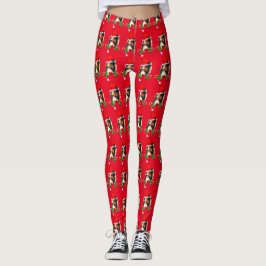 Sheltie Christmas Leggings