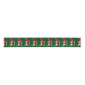 Sheltie Christmas Merry Ripsband (Vorderseite)