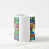 Sheltie Christmas Open Geschenke Verkauf Kaffeetasse (Mittel)