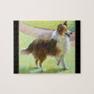 Sheltie Collie Dog Jigsaw Puzzle
