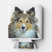 Sheltie Collie Herd Dog Dosenkühler (Rückseite)