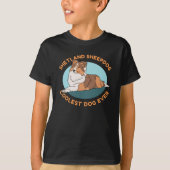 Sheltie Cooler Hund | Shetland Sheepdog T-Shirt (Vorderseite)