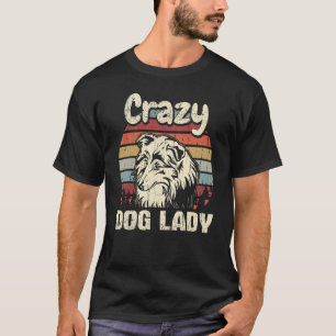 Sheltie Crazy Dog Lady Vintag Mother Day Retro T-Shirt