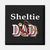sheltie dad Magnet (Vorne)