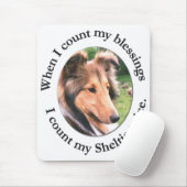 Sheltie, das #4 Mousepad segnet (Mit Mouse)