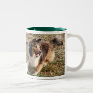 SHELTIE, DAS SPASS HAT ZWEIFARBIGE TASSE