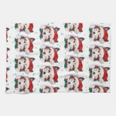 Sheltie Dog Breed Christmas Stars Geschirrtuch (Horizontal)