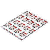 Sheltie Dog Breed Christmas Stars Notizblock (Linke Seite)