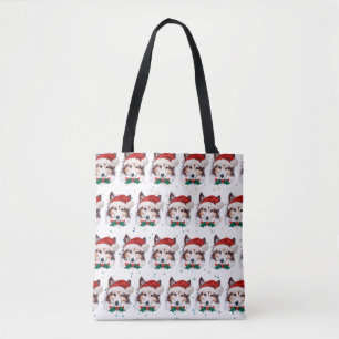 Sheltie Dog Breed Christmas Stars Tasche