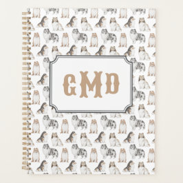 Sheltie Dog Breed | Tan Monogram Planer