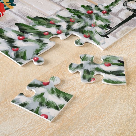 Sheltie Dog Christmas Puzzle (Seite)