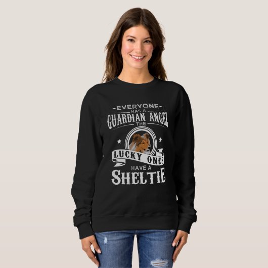 Sheltie Dog Eigentümer Funny Gift Idee Sweatshirt (Vorne ganz)