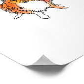 Sheltie Dog in Nurse Hat - animalsinhats Classic T Poster (Ecke)