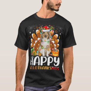 Sheltie Dog Lover Halloween Weihnachtsfest Happy H T-Shirt