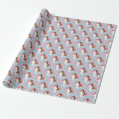 Sheltie Dog Rainbow Lila Geburtstag Geschenkpapier (Ungerollt)