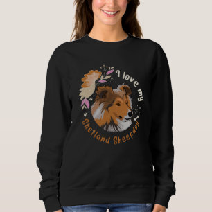 Sheltie Dog Shetland Sheepdog Geschenk Idee Sweatshirt