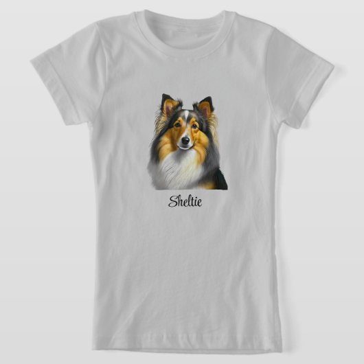 Sheltie Dog Template T-Shirt (Ablage )
