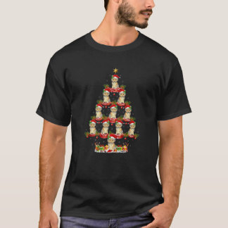 Sheltie Dog Xmas Tree Lighting Sheltie Weihnachten T-Shirt