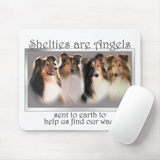 Sheltie Engel Mouspad Mousepad (Mit Mouse)