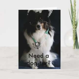 Sheltie erhalten wohle Karte