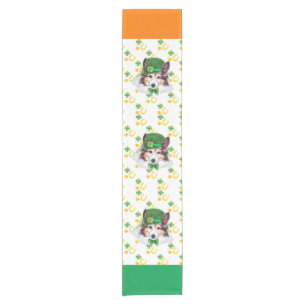Sheltie Ferienheim Dekoration St. Patrick Tag Kurzer Tischläufer