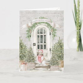 Sheltie Front Porto Weihnachten Karte