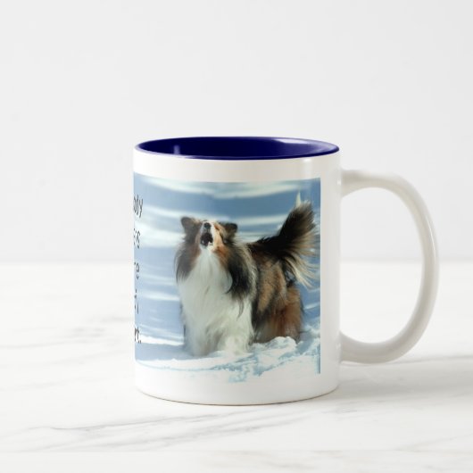 Sheltie Furz Tasse (Rechts)