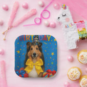 Sheltie-Geburtstagsfeier Pappteller (Party)