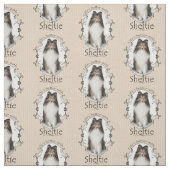 Sheltie Gewebe Stoff (Muster)