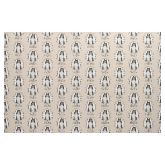 Sheltie Gewebe Stoff (Fat Quarter (45,7 x 55,9 cm))