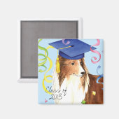 Sheltie Graduate Magnet (Vorderseite/Rückseite)