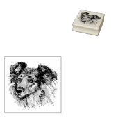 Sheltie Gummistempel (Stempel)