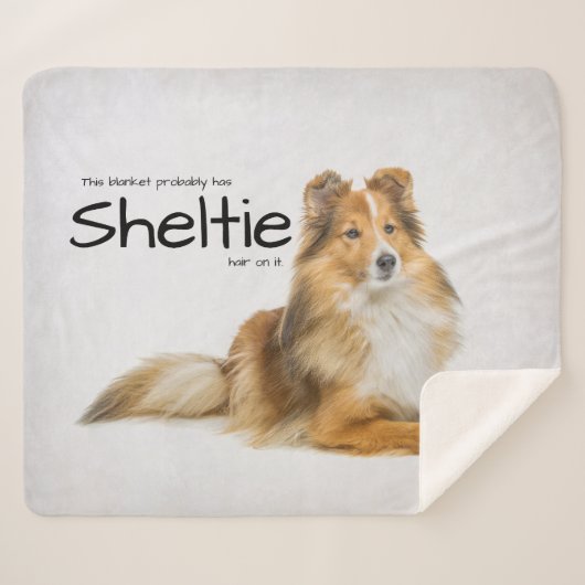 Sheltie Hair Sherpadecke (Vorderseite (Horizontal))
