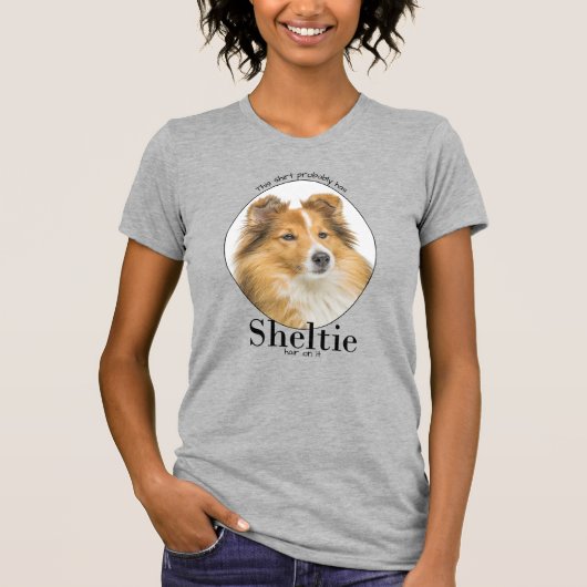 Sheltie Hair T-Shirt (Vorderseite)