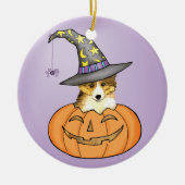 Sheltie Halloween Keramik Ornament (Vorne)