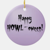 Sheltie Halloween Keramik Ornament (Hinten)