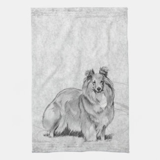 Sheltie Handtuch