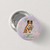 Sheltie Heart Mama Button (Vorne & Hinten)