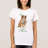 Sheltie Heart Mama T-Shirt (Vorderseite)