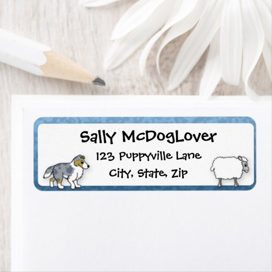 Sheltie Herding Sheep (Insitu)