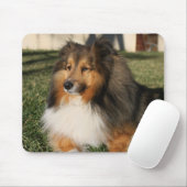 Sheltie Hund Mousepad (Mit Mouse)