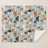 Sheltie Hunde Knochen und Paare Sherpadecke (Vorderseite (Horizontal))
