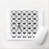 Sheltie in den Schafen Mousepad (Mit Mouse)